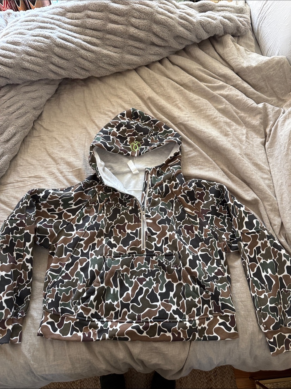 Scuba Evolve Half-Zip Hoodie in Camo